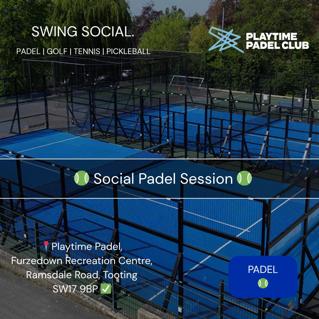 Group Padel Session | London | Tooting - Playtime Padel