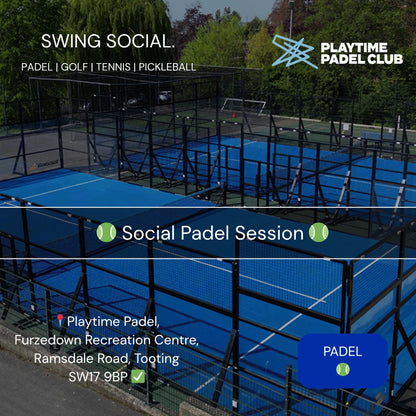 Group Padel Session | London | Tooting - Playtime Padel