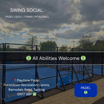 Group Padel Session | London | Tooting - Playtime Padel